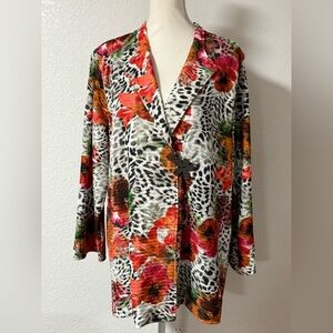 MÚLTIPLES Floral Animal Print Women's Jacket
